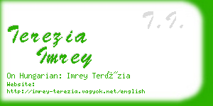 terezia imrey business card